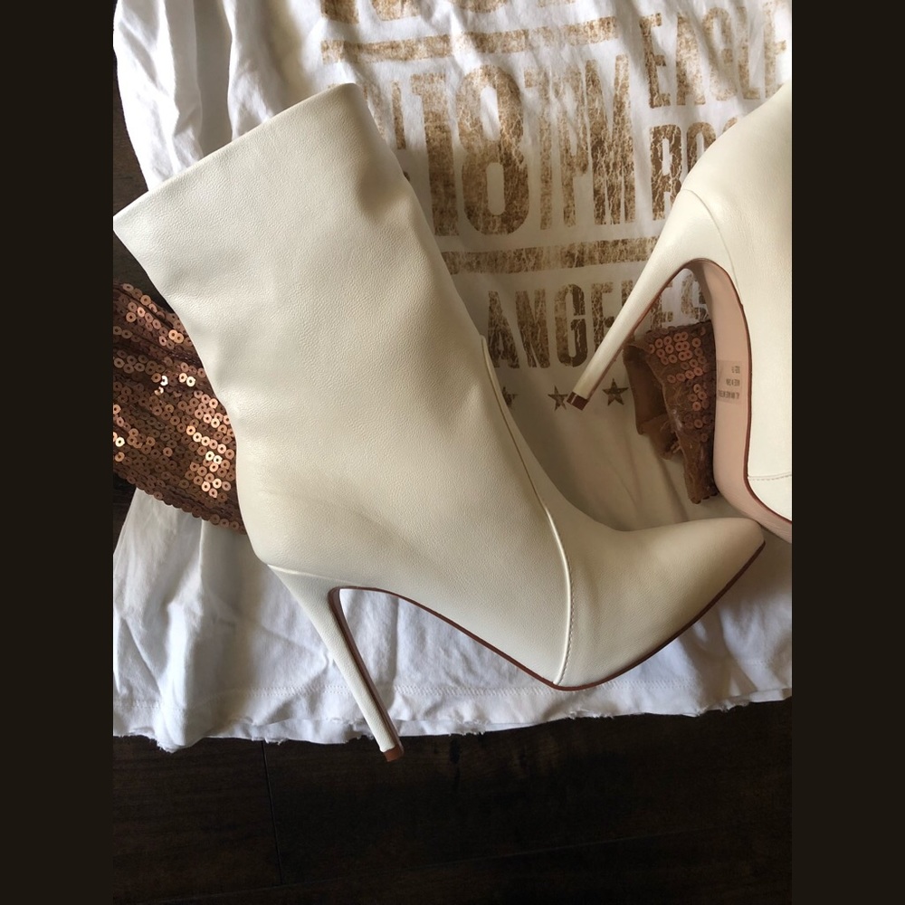 Wild Diva Calf Boot in White